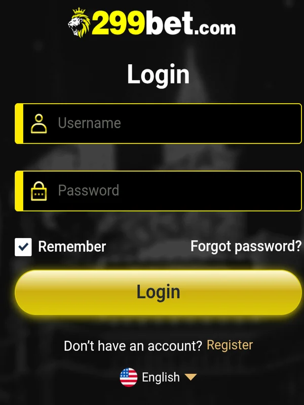 299bet Login Dashboard